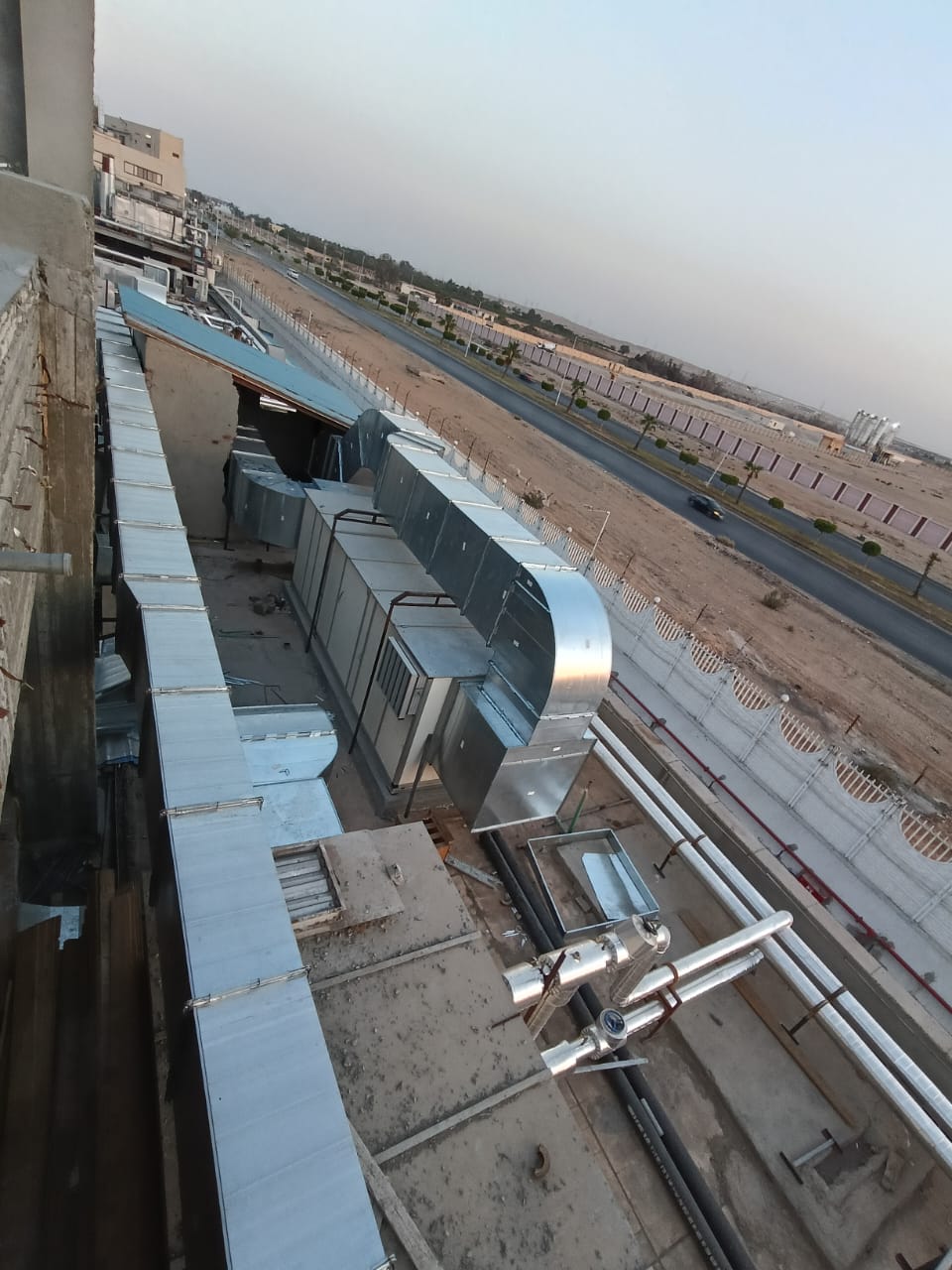 التكييف الكونسيلد ودكتات الصاج والعوازل