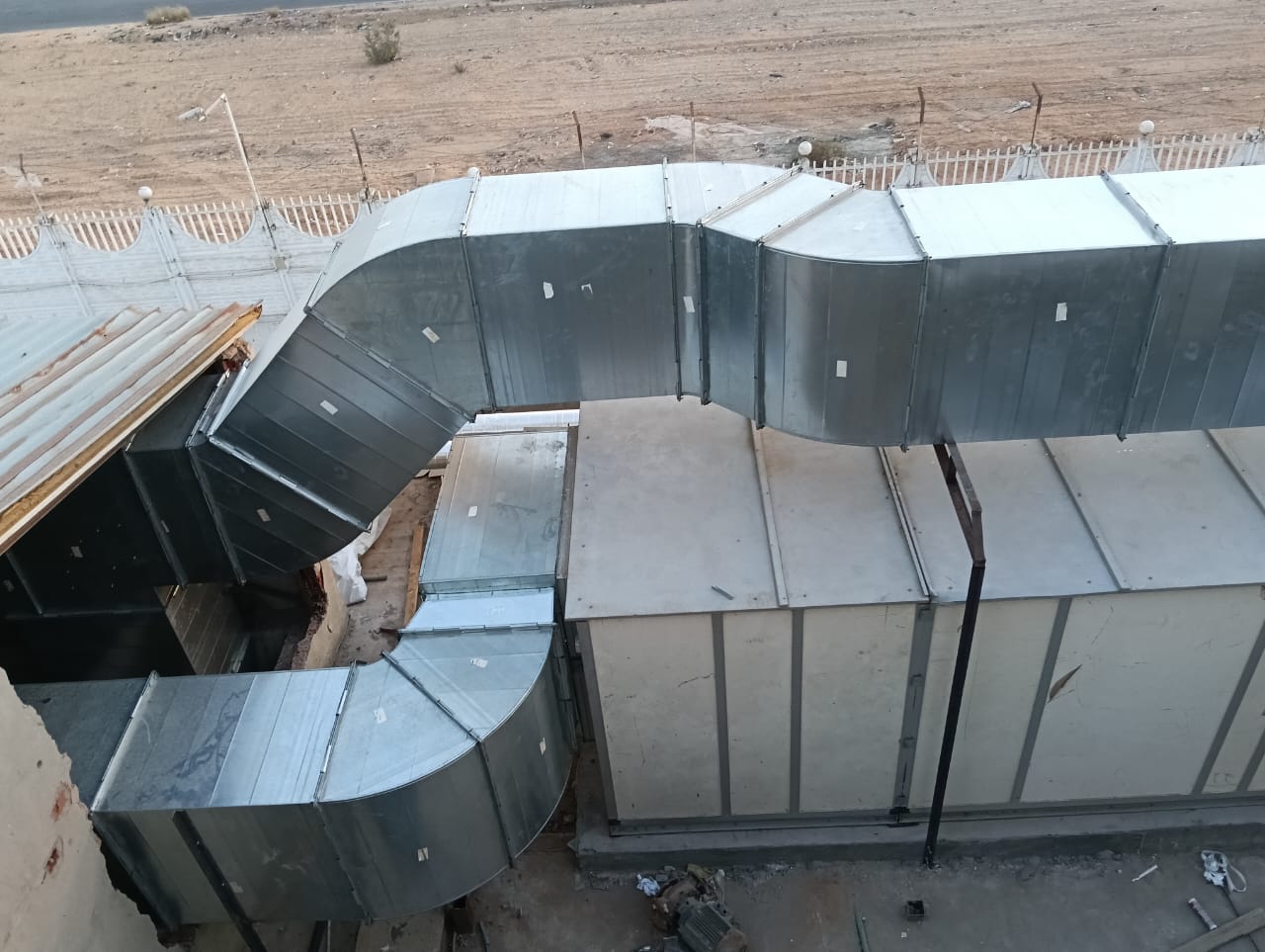 التكييف الكونسيلد ودكتات الصاج والعوازل